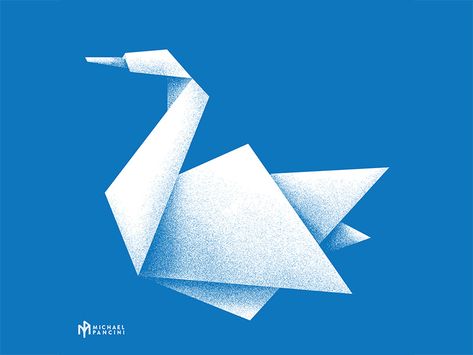 Google Illustration, Swan Origami, Origami Illustration, Marketing Animation, Paper Swan, Animation Styles, Origami Cube, Origami Diamond, Origami Swan