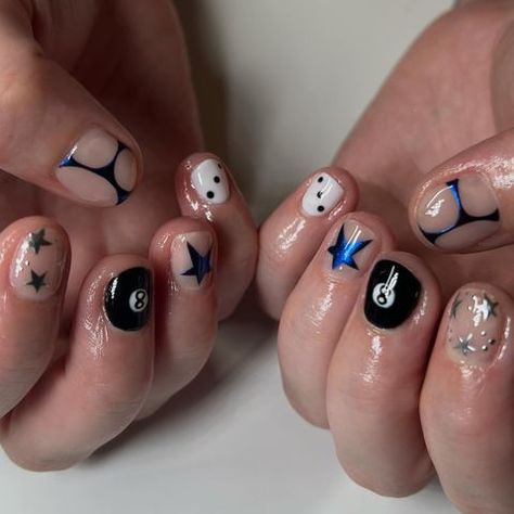 az nail tech ✩ tempe/phx (@nailzbyambz) • Instagram photos and videos Men Gel Manicure Designs, Cool Manicure Designs, Natural Nail Gel Manicure Designs, Gel Nails Masc, Boy Nails Ideas, Jhope Nails, Boy Nail Designs, Short Round Nail Designs, Mens Nail Designs