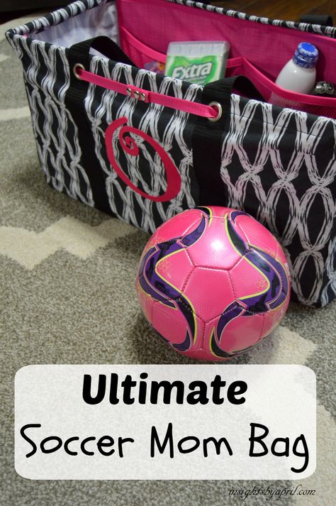 I can survive soccer season by making sure I stock up my Ultimate Soccer Mom bag with essentials and gear so I have one bag to pick up and go. Soccer Gear Organization, Travel Soccer Packing List, Soccer Mom Bag Essentials, Soccer Mom Must Haves, Soccer Mom Essentials, Soccer Mom Bag, Soccer Team Mom, Soccer Snacks, Soccer Essentials