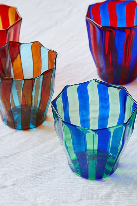 London Design, Glass Tumbler, Kitchen Stuff, Bits And Bobs, Glass Design, Murano Glass, Glass Collection, Colored Glass, Glass Blowing