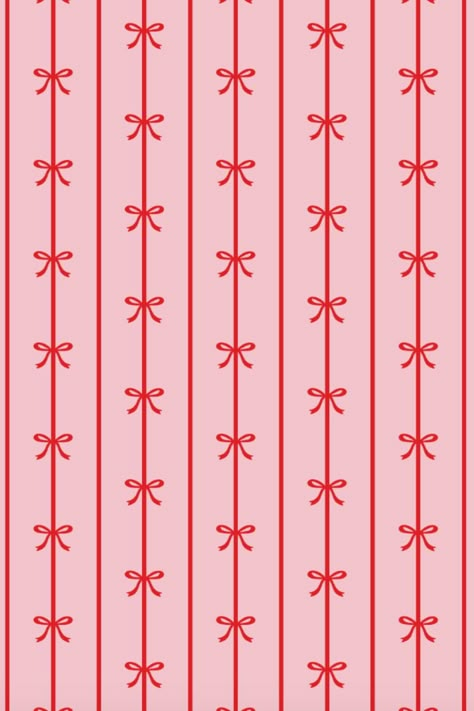 The pink and red bow pattern that started it all! This bow design has been perfect for our Signature Bow Napkins and branded assets for our party boutique! Patterns For Scrapbooking, Cute Patterns Aesthetic, Prints For Scrapbook, Holiday Prints Pattern, Red And Pink Prints, Red And Pink Pattern, Bow Pattern Wallpaper, Red And Pink Aesthetic Vintage, Red Bow Party