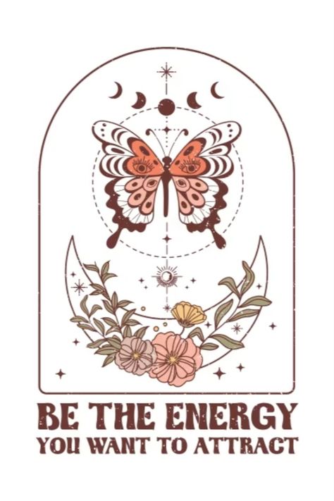 Elevate your style and mindset with our mystical T-Shirt. With its mesmerizing design and thought-provoking message, this tee will inspire you to cultivate a mindset of growth and positivity. Boho Quotes, Cottage Market, Boho Poster, Butterfly Poster, Spiritual Artwork, Happy Hippie, Art Journal Therapy, Hippie Decor, Inspirational Artwork