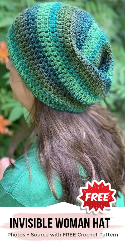 Crochet Patterns Hats Women, Free Crochet Hat Pattern, Beanies Crochet, Easy Crochet Hat Patterns, Bucket Hat Crochet, Crochet Slouchy Beanie, Easy Crochet Hat, Crochet Hat For Women, Hat Patterns Free