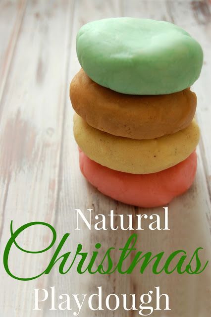 Winter Playdough, Christmas Playdough, Make Your Own Playdough, Natural Playdough, Crunchy Moms, Natural Kids, Mama Natural, Artificial Dyes, Homemade Playdough