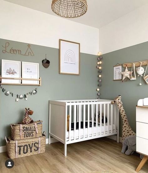 - Sage Green Nursery Ideas: 40+ Gorgeous Designs for a Calming Effect - Baby Nursery Inspiration, Baby Boy Bedroom, Baby Room Neutral, Baby Room Themes, Baby Boy Room Decor, Nursery Room Design, Baby Room Inspiration, Baby Boy Room Nursery, Green Nursery