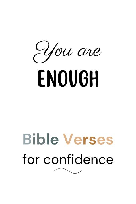 You Are Enough Bible Verse: What Does God Say? - Lift Your Name Gods Sayings Quotes, Quotes Enough You Are, You Are Enough Bible Verse, Bible Verses About Being Enough, You Are Good Enough Quotes, Bible Verses For Confidence, Pottery Quotes, Verses About Confidence, Inspirational Quotes God Faith