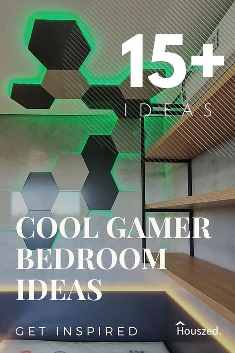 Get inspired with these cool GAMER BEDROOM IDEAS. Our images will help you get creative, taking your design ideas to the next level...Trust Houszed... #gamerbedroomideas #coolgamerbedroomideas #gamergirlbedroomideas #amazinggamerbedroomideas #mensgamerbedroomideas #bedroomideasforgamerboys #pcgamerbedroomideas #bedroomideasforagamerperson #gamerboysbedroomideas Teen Boy Gamer Bedroom Ideas, Teen Boy Gaming Bedroom, Couples Game Room, Boys Gaming Room Ideas, Boy Gamer Bedroom Ideas, Boys Game Room Ideas, Teen Boy Gamer Bedroom, Boys Gamer Bedroom Ideas, Video Game Bedroom Ideas