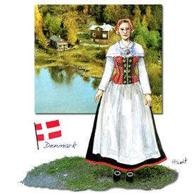 Long Skirt Outfits Aesthetic, Skirt Outfits For Summer, Traditional Costumes Of The World, Long Skirt Outfits For Summer, Nordic Folklore, Skirt Outfits Aesthetic, Folklore Fashion, Danish Culture, Scandinavian Country