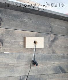 Diy Storage Headboard, Diy Headboard With Lights, Rustic Wooden Headboard, Rustic Wood Headboard, Diy Headboard Wooden, Diy Wood Headboard, Headboard Tutorial, Headboard With Lights, Headboard Ideas