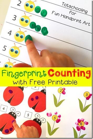 FREE printable fingerprint counting activity. This is such a fun playful kids activities to help kids practice counting in a fun, hands on educational activity. (preschool, prek, toddler, math, math activities) Free Printables For Kids, Toddler Math, Preschool Activities Printable, Gratis Printables, Counting Activity, Printables For Kids, Counting Activities, Math Activities Preschool, Preschool Lessons