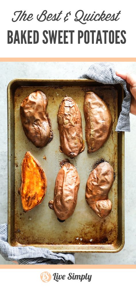 Best Baked Sweet Potato, Morning Recipes Breakfast, Sweet Potato Recipes Baked, Baked Sweet Potatoes, Cooking Sweet Potatoes, Baked Sweet Potato, Portuguese Recipes, Sweet Potato Recipes, Roasted Sweet Potatoes