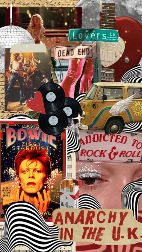 70s rock vibezzzz #moodboard #vintage #collage #aesthetic 30 Rock Aesthetic, 70s Collage Art, 80s Rock And Roll Aesthetic, 70s Rock Wallpaper, 70s Rock Aesthetic Wallpaper, Rock And Roll Collage, Hippie Vintage Aesthetic, 70s Rock And Roll Aesthetic, 70s Rock Aesthetic