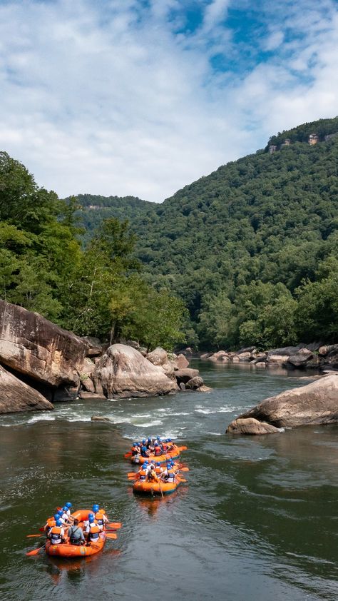 River Guide Aesthetic, Rafting Aesthetic, White Water Rafting Aesthetic, West Virginia Travel, River Rat, Water Rafting, New River Gorge, The Gorge, Virginia Travel