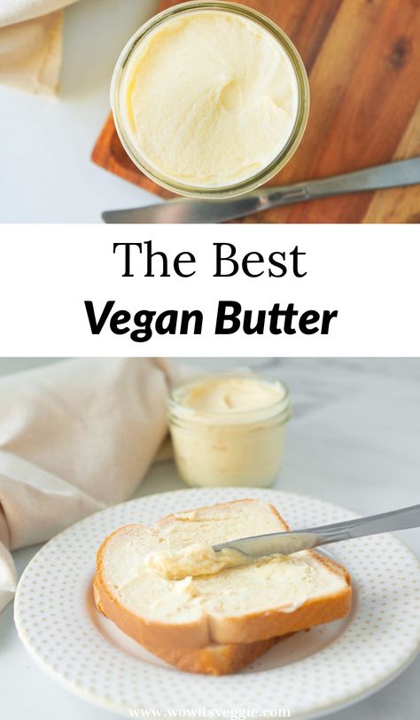 Dairy Free Butter Recipe, Vegan Butter Recipe, Homemade Vegan Butter, Cashew Butter Recipe, Non Dairy Butter, Dairy Recipes, Vegan Cheese Recipes, Animal Based, Vegan Milk