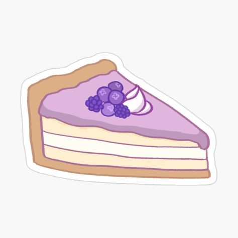 Food Sticker, Cake Illustration, Preppy Stickers, Homemade Stickers, Bubble Stickers, Stickers Cool, Tumblr Stickers, Food Stickers, Cute Kawaii Drawings