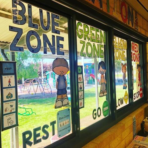 Amber Nicole on Instagram: “New Zones of Regulation display up and ready to go! Just have to add photos of the students pulling different faces to show the different…” Zones Of Regulation Display, Zones Of Regulation, Class Displays, Behavior Interventions, Behaviour Management, School Displays, School Social Work, Positive Learning, New Classroom