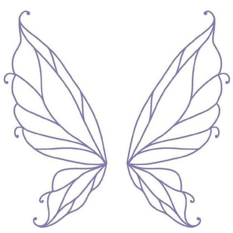 Diy Fairy Wings Template, Drawing Fairy Wings, Fairy Wing Ideas, Fairy Wing Line Art, Fairy Wings Drawing Tattoo, Diy Fairy Wings Adult, How To Draw Fairy Wings, Fairy Wing Template, Fairy Wing Diy