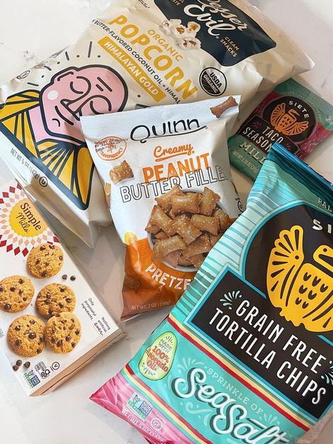 Healthy Target Snacks, Road Trip Healthy Snacks, Snack Haul, Target Snacks, Healthy Road Trip Snacks, Crunchy Chocolate Chip Cookies, Lunchbox Snacks, Groceries List, Peanut Butter Filled Pretzels