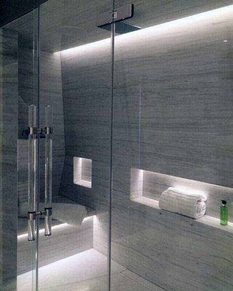 Top 50 Best Shower Lighting Ideas - Bathroom Illumination Shower Lighting Ideas, Bathroom Illumination, Bathroom Lighting Design, Blitz Design, Shower Lighting, Modern Bathroom Lighting, Led Bathroom Lights, Bad Inspiration, Bathroom Layout