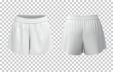 Short Template, Short Mockup, Shorts Template, Pants Template, Shorts Mockup, Jersey Design Ideas, Jersey Futsal, Mens White Shorts, 3d Tshirt