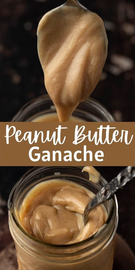 Peanut Butter Ganache Recipe, Butter Ganache Recipe, Peanut Butter Ganache, Butter Ganache, Macaron Filling, Cake Filling Recipes, Frosting Recipes Easy, Ganache Recipe, Cake Frosting Recipe