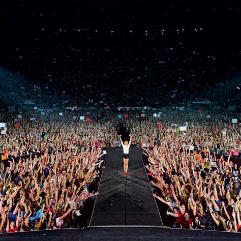 Platinum Underdog: Why Taylor Swift Is the Biggest Pop Star in the World Future Concert, Concert Crowd, Big Pops, Career Vision Board, Music Studio Room, Dream Music, Singing Career, Concert Aesthetic, Life Board