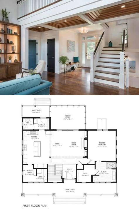 Two Story House Plans Sims 4, Two Story House Plan With Main Floor Master, 4 Bedroom Tiny House Plans, Interior House Plans Layout, Craftsman With Loft, 4 Bedroom 1.5 Story House Plans, 4 Bed 4 Bath House Plans 2 Story, Four Bedroom Tiny House Plans, 2 Story Open Floor Plans