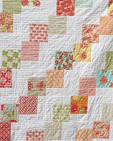 X Block Quilt Pattern, One Charm Pack Quilt Patterns Free, Falling Charms Quilt, Jordan Quilts, Quilt Patterns Easy Squares, Building Blocks Quilt, Quilt Videos, Bonnie And Camille, Colchas Quilting