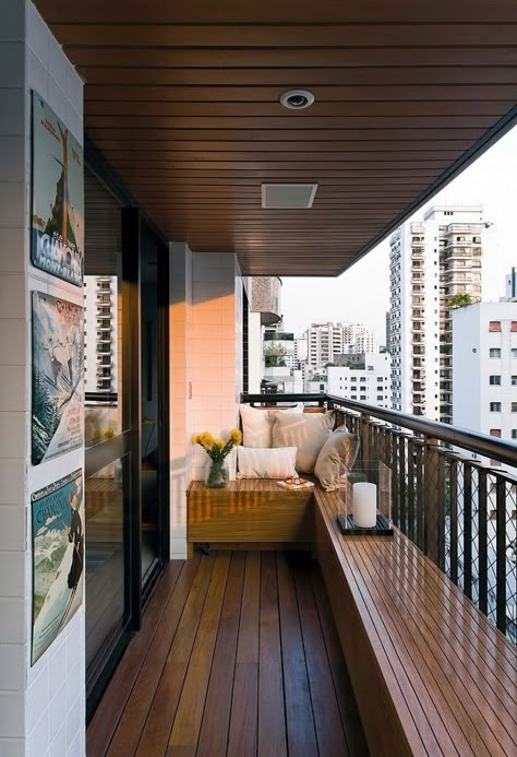 8 Small Balcony Ideas To Transform It From Laundry Yard To A Useful, Stylish Space Mini Garage, Balcony Designs, Balcony Design Ideas, Balcony Flooring, Tiny Balcony, Small Terrace, Small Balcony Design, Interior Design Per La Casa, Small Balcony Decor