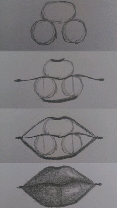 Drawing Lips, Lip Drawing, Easy Drawings Sketches, Book Art Drawings, Drawing Techniques, Drawing Tips, Easy Drawings, Drawing Ideas, Cute Drawings