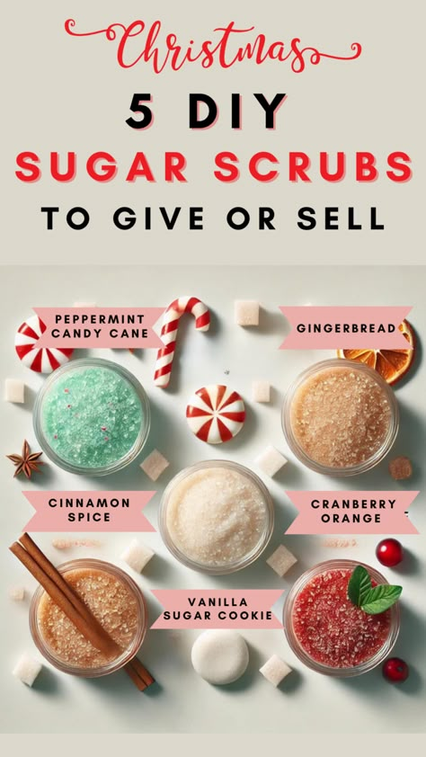 5 Simple Selfmade Christmas Sugar Scrub Recipes Everybody Will Love!- #Christmas #Easy #Homemade #Love #Recipes #Scrub #Sugar Check more at https://howcandothis.com/diyideas/5-simple-selfmade-christmas-sugar-scrub-recipes-everybody-will-love/ Simple Homemade Gifts For Christmas, Christmas Gift Ideas Teachers Easy Diy, Cheap Homemade Gifts For Christmas, Easy Cheap Gift Ideas, Cheap Diy Christmas Gifts For Friends, Christmas Diy For Coworkers, Diy Christmas Scrubs, Christmas Crafts Presents Homemade Gifts, Diy Sugar Scrub Christmas Gifts