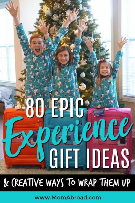 Adventure Box Ideas, Experience Gift Ideas, Gift Ideas Kids, Christmas Experiences, Family Gift Ideas, Adventure Gifts, Gift Ideas For Kids, Experience Gifts, Christmas Activities