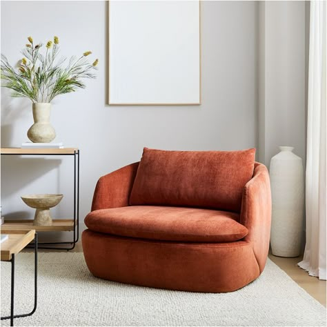 Contemporary Living Room Chairs, Comfy Accent Chairs, Lounge Chairs Living Room, Cozy Chair, Swivel Chair Living Room, Swivel Accent Chair, Living Room Accents, Comfy Chairs, Bedroom Chair