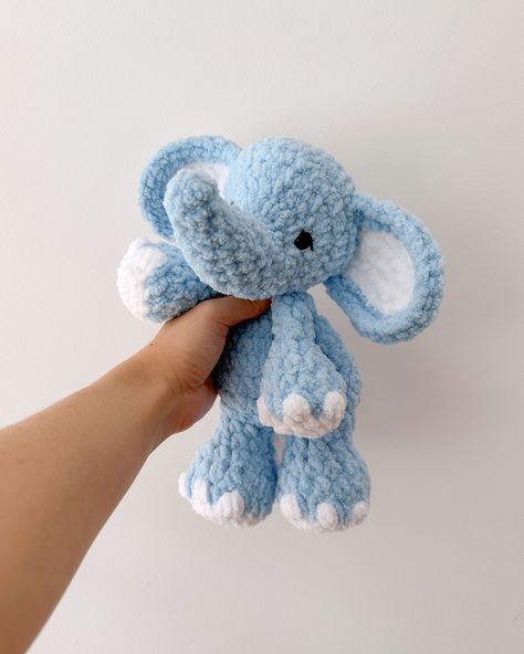 May the Elephant 🐘🩶 It was an absolute honour testing this cutie for @bkaycrochet 💕 I’m honestly obsessed with her chunky little feet. This pattern is literal perfection 🤩 Pattern releasing this Wednesday, Sept 10! Trust me when I say you’re going to NEED this one 🛒 #crochetelephant #elephantlovey #amigurumielephant #crochetlovey #crochet #crocheter #fiberartist #patterntester #crochetpattern #crochetersofinstagram Crochet Patterns Purple Yarn, Crochet Animals Elephant, Cute Elephant Crochet Pattern Free, Floppy Animal Crochet Pattern, Cuddler Crochet Pattern Free, Crochet Animals Simple, Baby Elephant Crochet Pattern Free, Amigurumi Blanket Yarn, Cute Small Crochet Animals