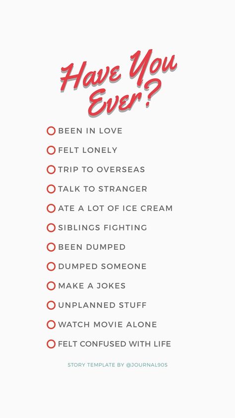 have you ever > @journal90s Rapid Fire Questions List, Rapid Fire Questions, Funny Dares, Have You Ever Questions, French Love Quotes, Questions To Get To Know Someone, Story Questions, Instagram Story Questions, Questions To Ask Your Boyfriend