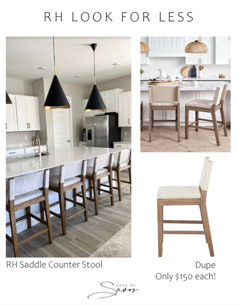 Nathan James Counter Stool, Nathan James Bar Stool, Low Profile Bar Stools, Home Decor Ideas Kitchen Modern, Transitional Counter Stools, Organic Modern Transitional, Modern Transitional Kitchen, Modern Bar Stools Kitchen, Transitional Kitchen Ideas