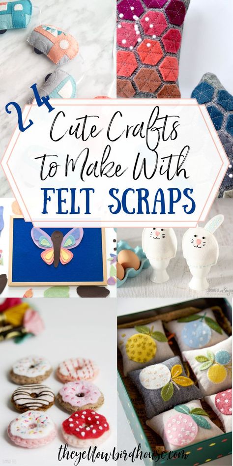 Cute Crafts To Make, Diy Felt Crafts, Felt Scraps, Felt Magnet, Fabric Crafts Diy, Diy Fabric Crafts, Felt Crafts Diy, Diy Felt, Felt Patterns