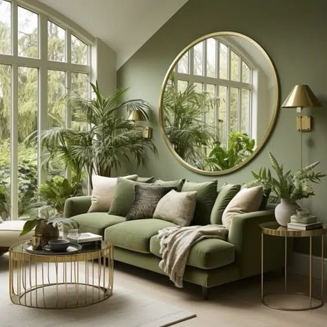 Green Sofa Living, Green Sofa Living Room, Green Living Room Decor, Gold Living, Green Living Room, Gold Living Room, Green Furniture, Green Sofa, Living Room Green