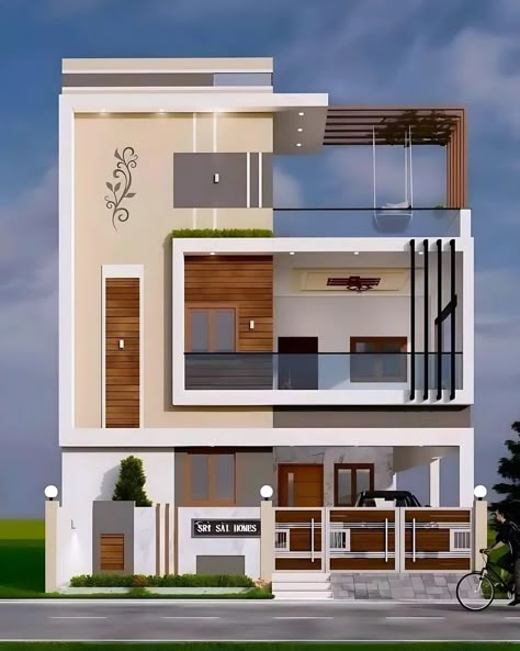 Follow @3d_house_elevations @3d_house_elevations @3d_house_elevations . . 7020910965 call/WhatsApp for design services . . . . . Copyright belongs to respective owner DM for credit or removal . . . . #houseelevation #architects #housedesigns #housedesigner #exteriordesigns #3delevation #dhule #jalgaon #exteriorpainting #homedesigning #indianhousedesign #elevationdesigns #frontelevation #frontelevationdesign #naksha #houseplans #3delevation #3dfrontelevation Duplex House Steps Design, G Plus 1 Elevation Design, Elevation Colours Exterior Colors, Indian House Elevation, Elevation Designs For House, Home Front Design, 3d Elevation Design, Small Apartment Building Design, House Elevations