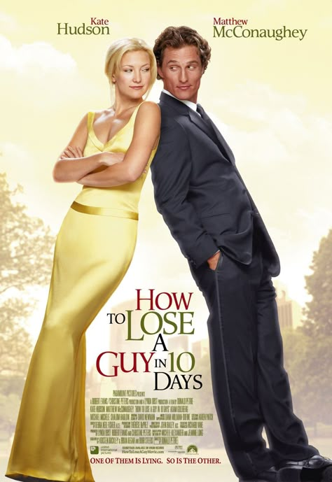 How to Lose a Guy in 10 Days - 2003 Bride Wars, Movies Worth Watching, See Movie, Chick Flicks, Vanessa Paradis, Movie Buff, Channing Tatum, Matthew Mcconaughey, Romantic Movies