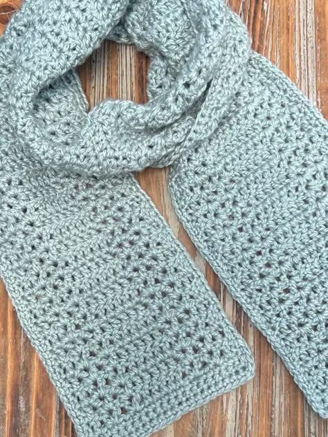 Easy V-Stitch Crochet Scarf - Free Crochet Pattern Free Scarves Crochet Patterns, Crocheted Neck Scarves Free Patterns, 6.5 Mm Crochet Hook Patterns, Ladies Crochet Scarf Free Pattern, Crocheting A Scarf For Beginners, Easy Quick Crochet Scarf, V Stitch Scarf Crochet Pattern, Wool Scarf Crochet Pattern, Seed Stitch Scarf Pattern Free