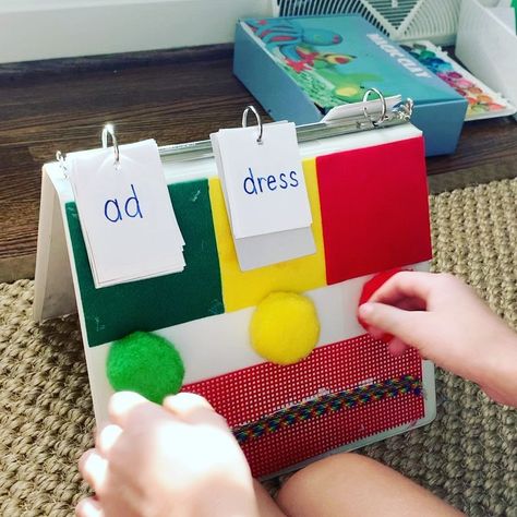 Orton Gillingham Kindergarten, Orton Gillingham, Rice Bags, Simple Way, Blending, Literacy, Kindergarten, Rice, Gift Wrapping