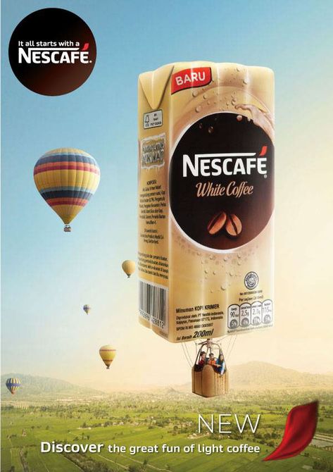 Creative Graphic Design Ads, Product Posters Design, Coffee Product Design, Nescafe Poster, Coffee Ads Design, Coffee Creative Ads, Coffee Design Ideas, Product Advertising Design, Coffee Ads