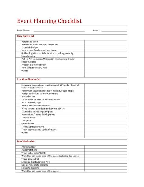 Corporate Event Planning Checklist, Event Coordinator Checklist, Event Checklist Template, Picnic Business, Business Plan Template Word, Event Planning Checklist Templates, Event Checklist, Festival Planning, Becoming An Event Planner