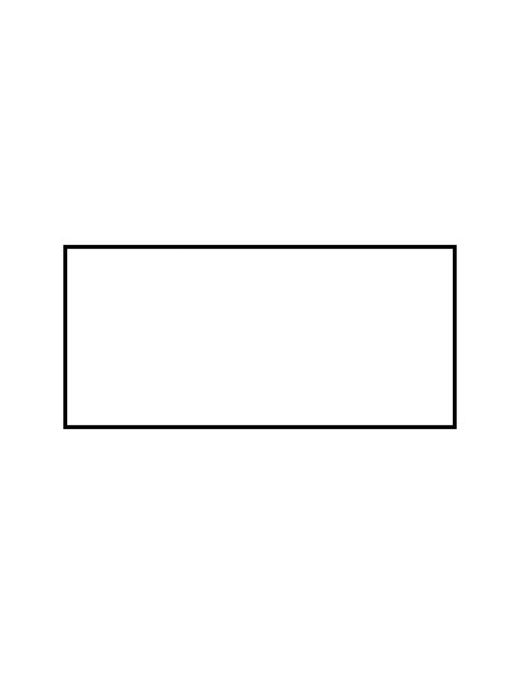 Rectangle Rectangle Design Art, Rectangle Tattoo Design, Rectangular Drawing, Rectangle Tattoo, Rectangle Template, White Background Plain, Rectangle Drawing, Shape Worksheets For Preschool, Background Plain