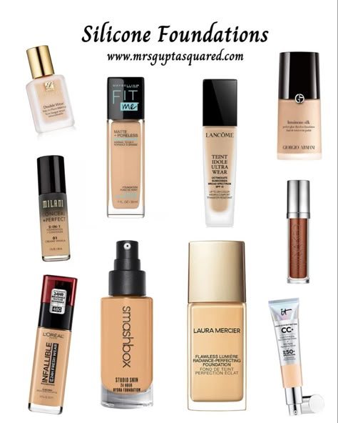 Water Based Primer And Foundation, Silicon Based Makeup, Silicon Based Foundation, Silicone Based Makeup Products, Water And Silicone Based Makeup, Silicone Vs Water Based Primer, Silicone Primer Drugstore, Best Foundation 2023, Water Vs Silicone Based Foundation