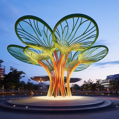 large metal flower sculpture,large flower sculpture,outdoor flower sculpture,abstract flower sculpture,flower sculpture,metal flower sculpture,flower art sculpture,colorful sculpture,custom sculpture,flower metal sculpture Outdoor Art Installation Ideas, Sculpture Art Abstract, Outdoor Art Installation, Balkh Afghanistan, Tree Installation, Metal Flower Art, Abstract Art Sculpture, Large Sculpture, Light Art Installation