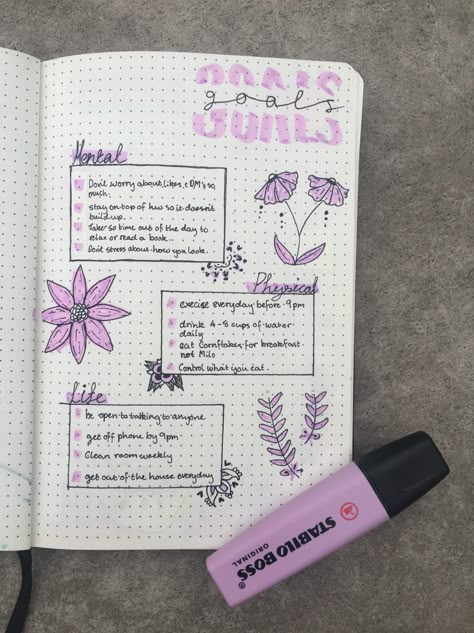 Notes First Page Ideas, My Diary Ideas First Page Aesthetic, Notebook First Page Ideas School, Dot Journal Goals Page, First Page Ideas For Journal, Journal Goals Ideas, Journal Aesthetic First Page, Dotted Journal Ideas First Page, Journal Page Set Up