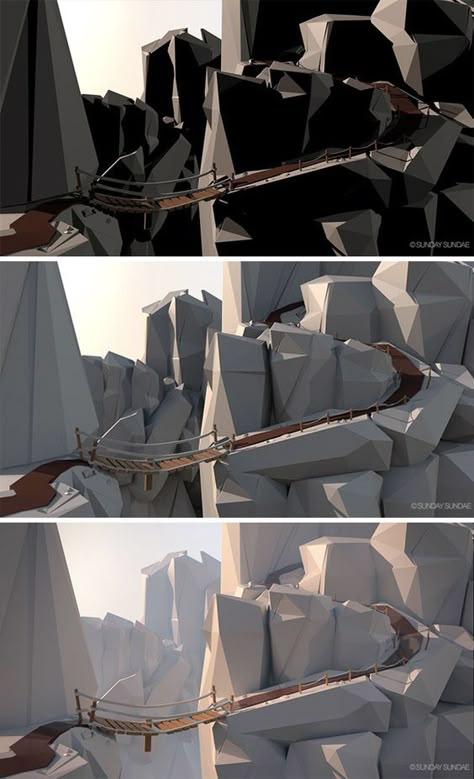 Low Poly Environment, Game Level Design, Idle Game, Low Poly Character, Minecraft Banner Designs, Low Poly Games, Environment Art, Game Environment, Low Poly Art