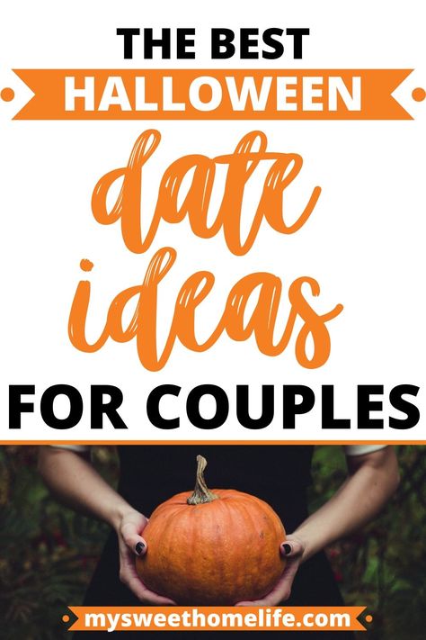 A happy marriage is maintained through fun and enjoyment. These date night ideas for Halloween include at home ideas for Halloween date night, going out ideas for Halloween date night and more. Check out these Halloween date ideas #halloween #datenight #halloweendateideas Halloween Date Night Crafts, Pumpkin Carving Date Ideas, At Home Halloween Activities Adults, Halloween Activities With Boyfriend, Halloween Date Ideas For Couples At Home, Halloween Home Date Ideas, October Date Night Ideas, Halloween Themed Date Night, Scary Movie Date Night At Home